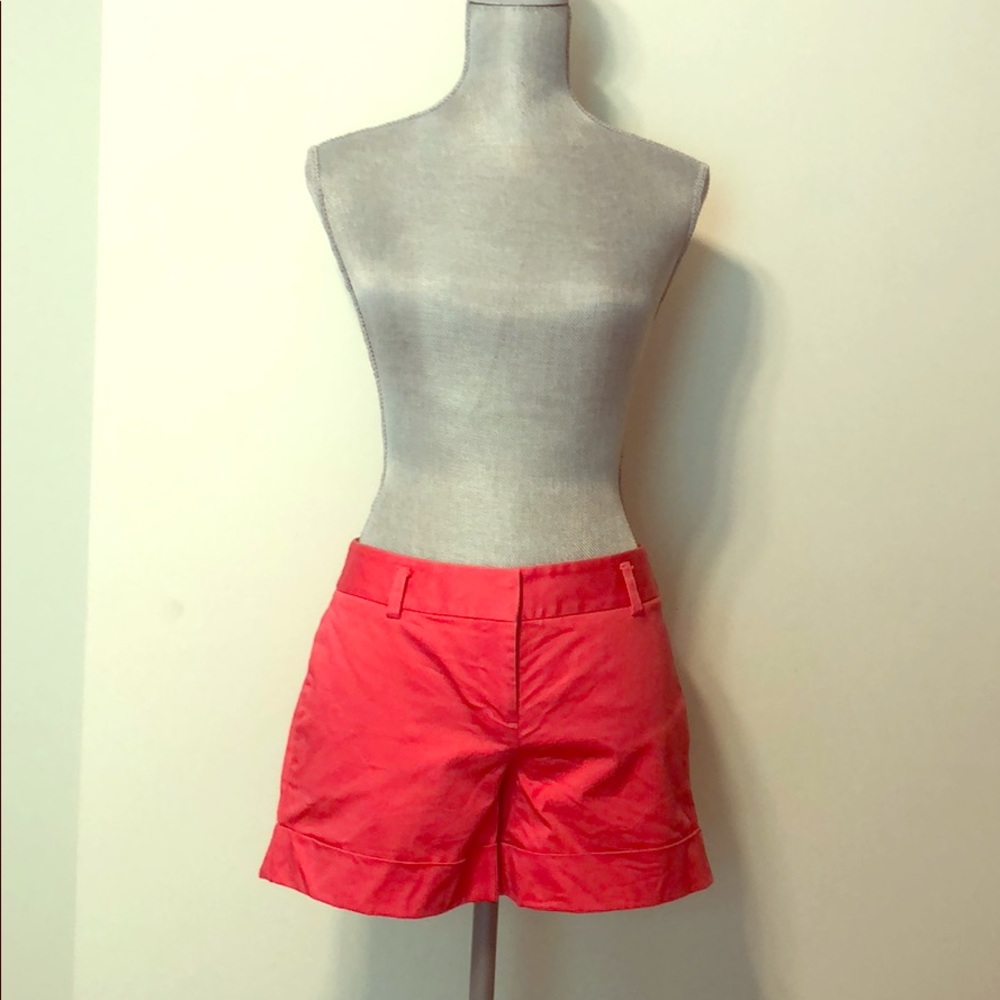 Express coral shorts